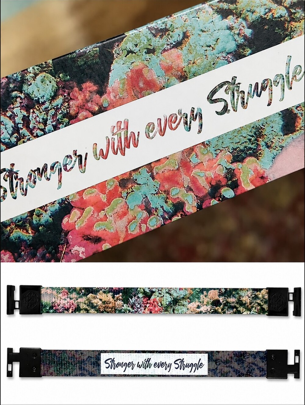 Zox Bracelet "Stronger With Every Struggle"